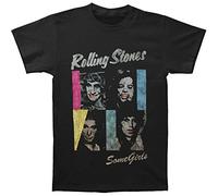 Rolling Stones Men's Some Girls Short Sleeve T-Shirt, Black, Medium