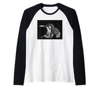 Rolling Stones Mick Jagger Ronnie Wood Live at Knebworth Raglan Baseball Tee