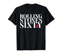 Rolling Stones Official 60th Anniversary Sixty Text T-Shirt