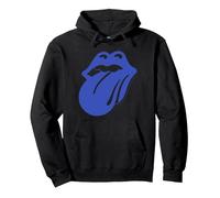 Rolling Stones Official Blue & Lonesome '72 Pullover Hoodie, Adult Unisex, Black, Small