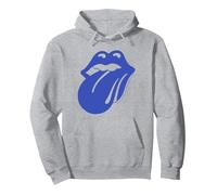 Rolling Stones Official Blue & Lonesome '72 Pullover Hoodie, Adult Unisex, Heather Grey, Small