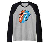 Rolling Stones Official Zig Zag Tongue '89 Raglan Baseball Tee