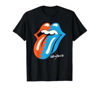 Rolling Stones Official Zig Zag Tongue '89 T-Shirt, Men, Black, XX-Large