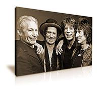 Rolling Stones Photo Canvas Wall Art Picture Print Best Gift For Modern Family Home Office Hotel Decoration (XL: 91cm X 61cm)