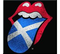 Rolling Stones Scottish Tongue steel fridge magnet (ro)