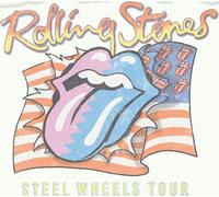 ROLLING STONES - - Steel Wheels - tshirt - T Shirt - Medium - F600z