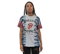 (XXL, Grey) The Rolling Stones Satisfaction Dip Dye Wash T Shirt