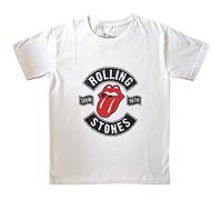 Rolling Stones The Childrens/Kids US Tour 1978 Cotton T-Shirt (9-10 Years) (White)