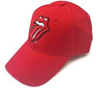 Rolling Stones The Classic Tongue Baseball Cap Red