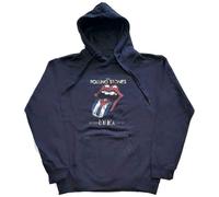 Rolling Stones The Hoodie Havana Cuba Band Logo Official Mens Navy Blue Pullover L