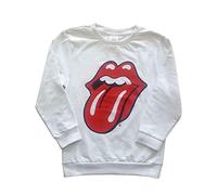 Rolling Stones The Jersey Classic Tongue for Boys/Girls, white, 7-8 Years