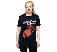 Rolling Stones the - Rolling Stones The T Shirt Tour of Europe 73 Vintage Tongue Official Unisex XXL Black