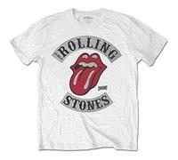 Rolling Stones the - T-Shirt # S Unisex White # Distressed Tour 78