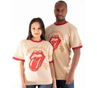 Rolling Stones The T Shirt US Tour 78 Official Unisex Ringer Orange M