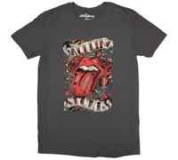 Rolling Stones - the - T-Shirt # Xxl Ladies Grey # Tongue & Stars
