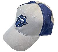 Rolling Stones - the - The Rolling Stones - Navy Tongue Unisex Baseball Cap - Grey/Blue