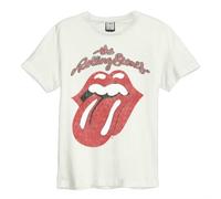 ROLLING STONES VINTAGE TONGUE AMPLIFIED X LARGE VINTAGE WHITE - T-shirt
