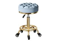 Rolling Stool Beauty Chair Specifically Designed for Salon Adjustable Rotating Pulley Hair Round Stool(Color 29)
