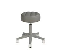 Rolling Stool Rolling Stool On Wheels Pink Beige Chair Dresser Beauty Salon Hairdressing Adjustable Barbershop(Dark grey 1)