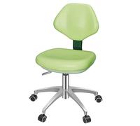 Rolling stools, adjustable spa stools, rotating sa Dental Stool Adjustable Height 44-56cm 360 Rotating PU Leather Type A & Type B Multicolor(Green,TypeB)