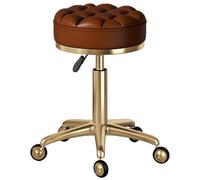 Rolling Stools with Wheels Adjustable Height Swivel Stool Spa Drafting Salon Tattoo Work Office Massage Stools Thick Seat Padding