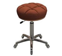 Rolling Stools with Wheels Removable Seat Cushion Swivel Stool PU Leather for Medical Massage Salon Kitchen Spa Drafting