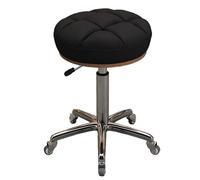 Rolling Stools with Wheels Removable Seat Cushion Swivel Stool PU Leather for Medical Massage Salon Kitchen Spa Drafting