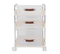 Rolling Storage Cart, Utility Cart with Drawer, Laundry Cart with Wheels | Kitchen Storage Cart | Spice Cabinet Organizer | Snack Storage Cart | Trolley Rack Cart for Home Book