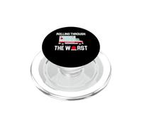 Rolling Through The Worst Ambulance Driver Funny EMT PopSockets PopGrip for MagSafe