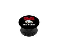 Rolling Through The Worst Funny Ambulance Driver EMT PopSockets Adhesive PopGrip
