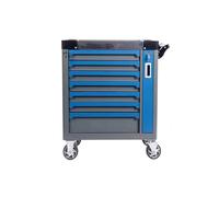 Rolling Tool Set with Stainless Steel Tool Chest Trolley for Garage and Home Maintenance, Includes Essential Tools