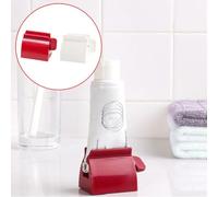 Rolling Toothpaste Squeezer for Bathroom - Manual ABS Plastic Tube Roller Stand, Space-Saving Hygienic Dispenser for Toothpaste, Cleansing Foam & C(1)