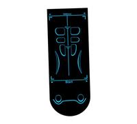 Rolling Training Mat, Soundproof, for Gym, Knee Protection, for Home And Training, Black Blue Style A