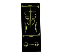 Rolling Training Mat, Soundproof, for Gym, Knee Protection, for Home And Training, Black Yellow Style B