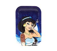 Rolling Tray - Medium Metal Smoking Rolling Tray - Various Cartoon Designs (Jasmine Dreams)