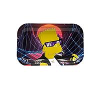 Rolling Tray - Medium Metal Smoking Rolling Tray - Various Cartoon Designs (LV Vapour)