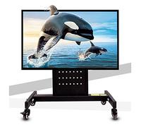 Rolling TV Stand, Mobile TV Stand, for LCD Flat Screen Mobile Cart Bracket Floor Display Rack Conference Display Stand Chairman Car 42-85 Inch