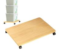 Rolling Under Desk Printer Stand with 4 Wheels - Versatile Mobile Storage for Printers Appliances Plants & Suitcases - Ideal for Home Office & Living Room Use