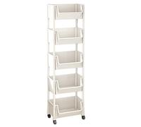 Rolling Utility Cart - Compact Drawer System, Adjustable Shelving Unit | Sturdy Cart For Laundry Needs, Movable | Toys Stationery Snacks Organizer For Kitchen Supplies, Organizer For Classroom Corn