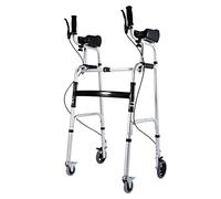 Rolling Walker Seniors Lightweight Folding Upright Walker Elderly Mobility Aid with Star of Light - Perfect Senior Walker for Mobility Assistance-A