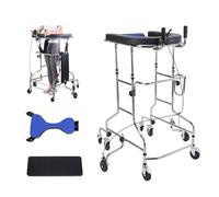 Rolling Walker with Seat and Brakes,Lightweight Rollator,with Hand Brake,Guardrail on The Back,8 Wheels with Stable Center of Gravity,Suitable for Rehabilitation Training(Women's)