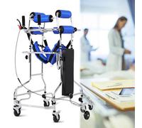 Rolling Walker with Seat and Brakes,Lightweight Walkers for Seniors,with Handbrake,Height and Width Adjustable,8 Wheels Anti-Tipping,for Disabled,Elderly People(Men's)