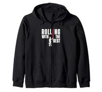 Rolling With The Best House Painting A Professional Painter Zip Hoodie