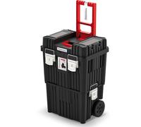 Kistenberg Kistenber Mobile Tool Chest Rolling Tool Box Trolley 56L Diy Storage On Wheels Lockable Metal Locks Handle