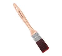 ROLLINGDOG 1.5" Flat Paint Brush With Laser Engraved Beech Wood Handle and Special Synthetic Filament，Wall Brush, Great For Cutting in and Detail Painting