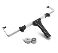 ROLLINGDOG 18 Inch Paint Roller Frame - Adjustable Roller from 12" to 18" for Large Area Ceiling Epoxy Floor Wall Painting,Attached to Threaded End Extension Pole,Dia 10mm