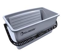 ROLLINGDOG 18" Jumbo Paint Roller Bucket - Extra Large Plastic Paint Scuttle Paint Tray use with 18 inch Large Paint Roller