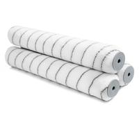 ROLLINGDOG 18" Large Paint Roller Sleeves - 12mm Medium Nap for Wall Ceilings Large Surface Painting(Pack of 3 Core Dia 44mm)