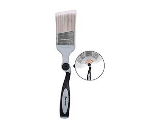 ROLLINGDOG 2.5Inch Adjustable Angled Paint Brush for Walls - Lock at Any of 6 Available Angles to Paint Along Ceilings Or Hard to Reach Areas with Precision