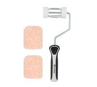 ROLLINGDOG 3 Inch Paint Roller - Small Paint Roller Microfiber Roller Covers, 3/8 inch Nap for Wall Ceiling Trim Edge Painting